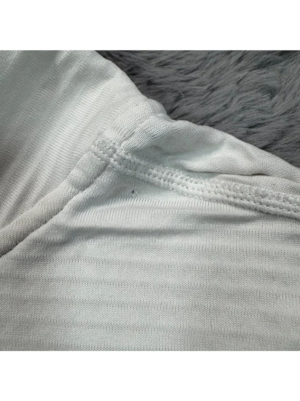 Nike Dri-Fit Shirt Womens XS White Polyester Waffle Knit Performance Golf Sports
